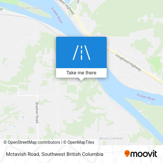 Mctavish Road map
