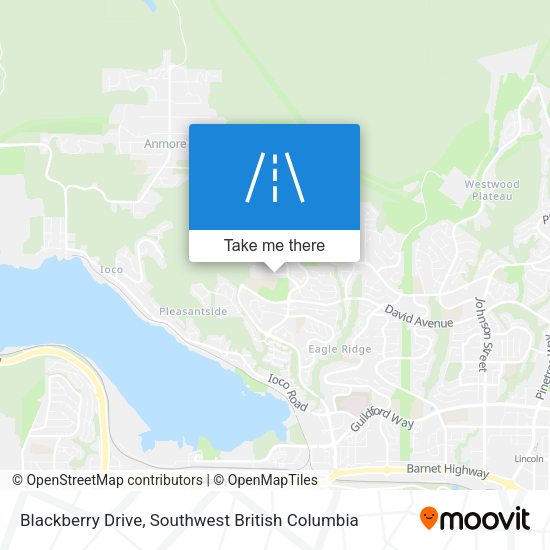 Blackberry Drive map