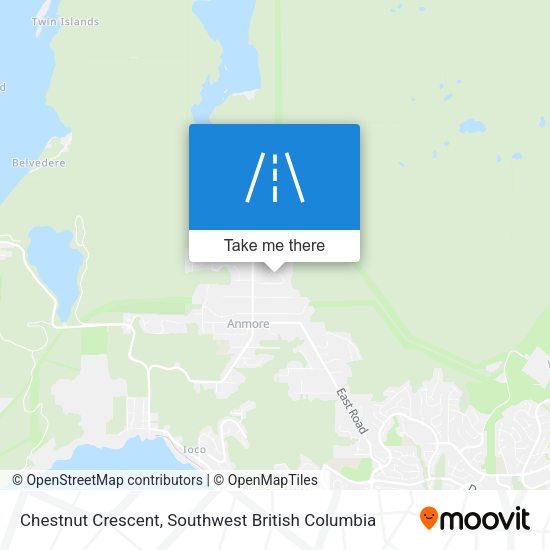 Chestnut Crescent map