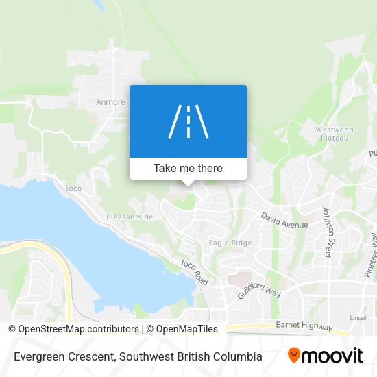Evergreen Crescent map
