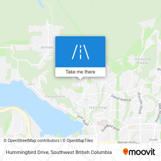 Hummingbird Drive map