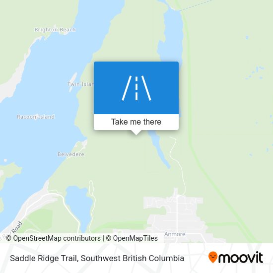Saddle Ridge Trail map
