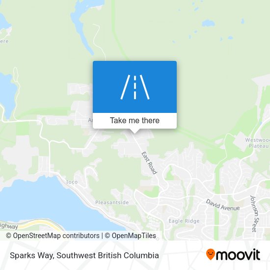 Sparks Way map