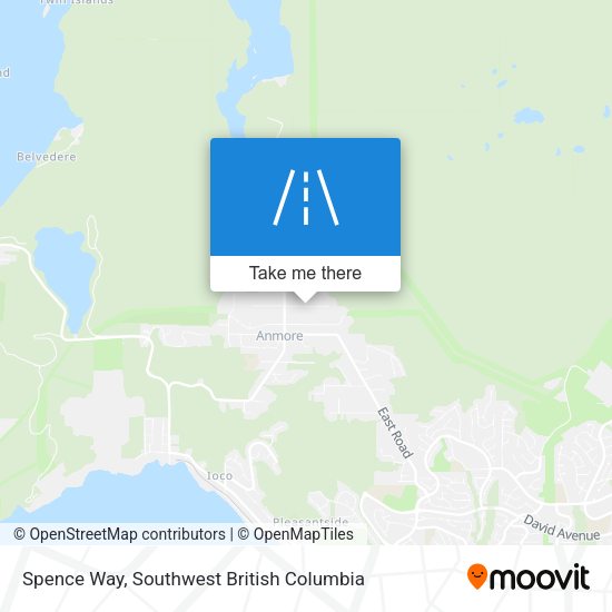 Spence Way map