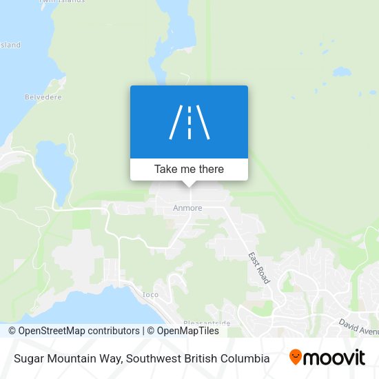 Sugar Mountain Way map