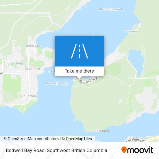 Bedwell Bay Road plan