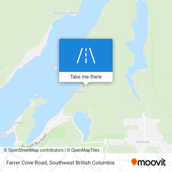 Farrer Cove Road map