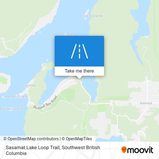Sasamat Lake Loop Trail map