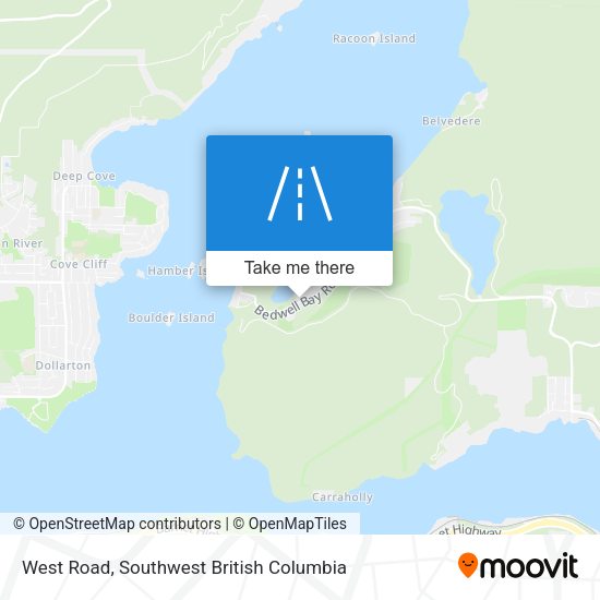 West Road map