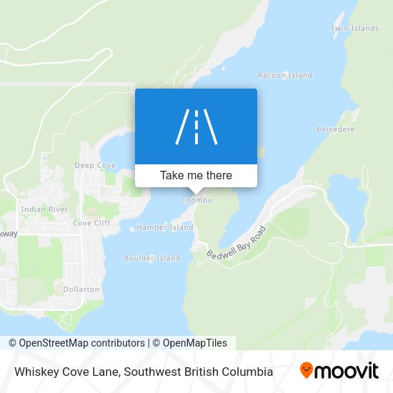 Whiskey Cove Lane map
