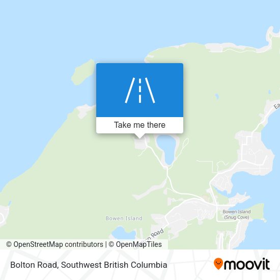 Bolton Road map