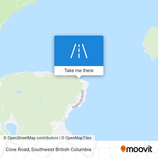 Cove Road map