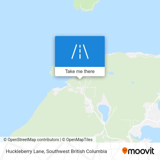 Huckleberry Lane map