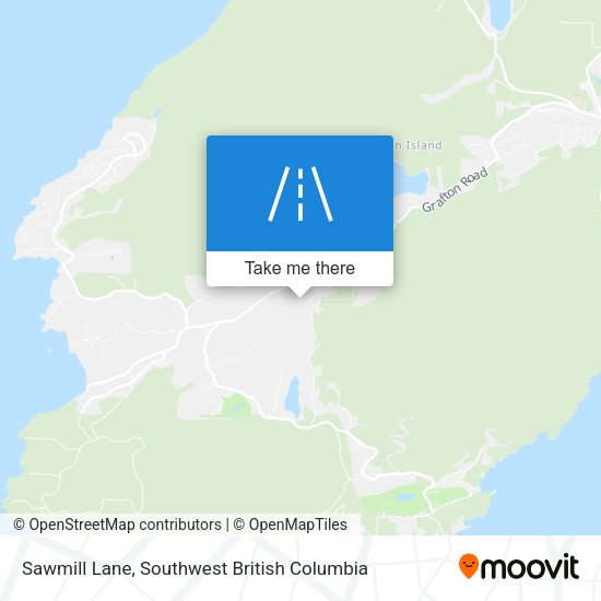 Sawmill Lane map