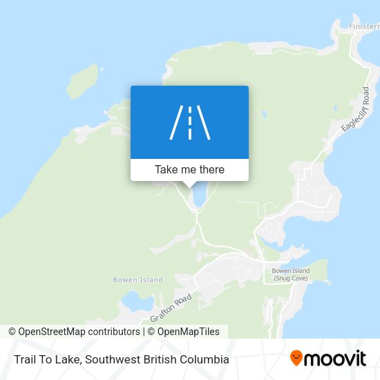 Trail To Lake map