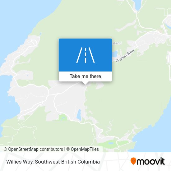 Willies Way map