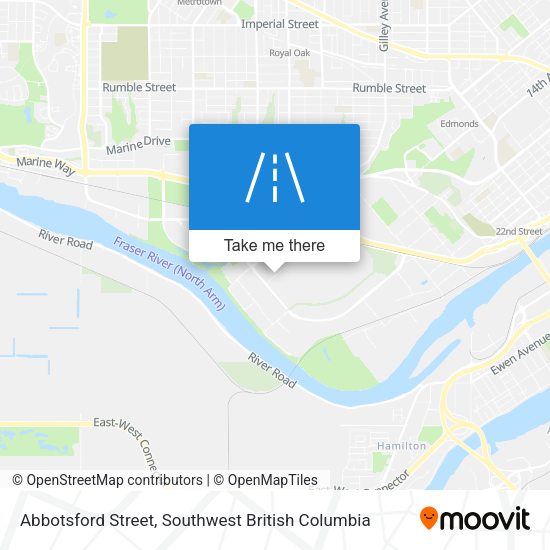 Abbotsford Street map