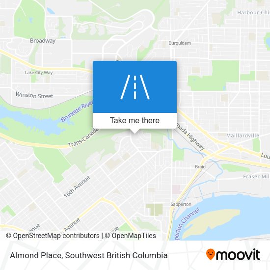 Almond Place map