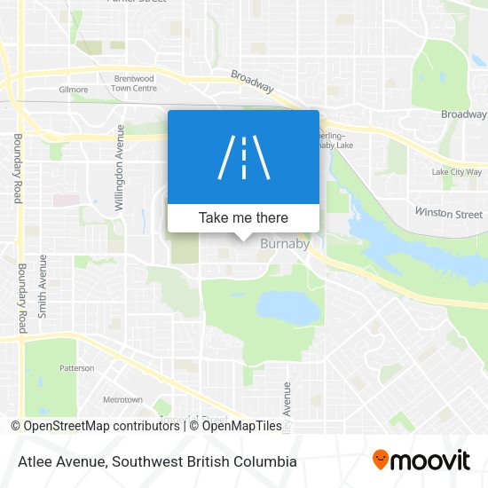 Atlee Avenue map