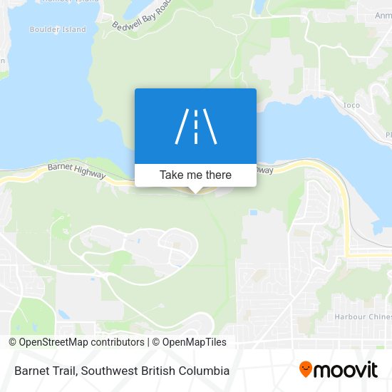 Barnet Trail map