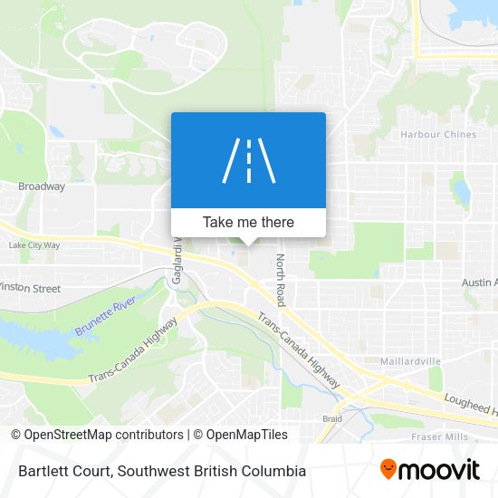 Bartlett Court map