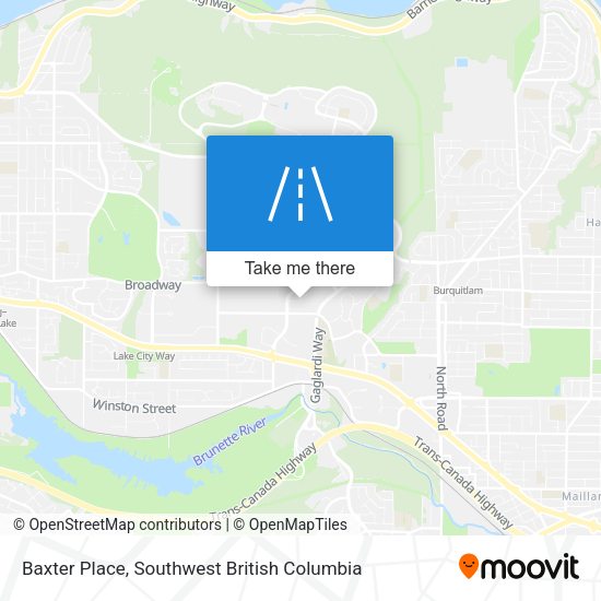 Baxter Place map