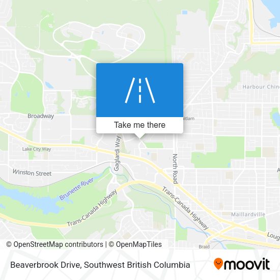 Beaverbrook Drive map