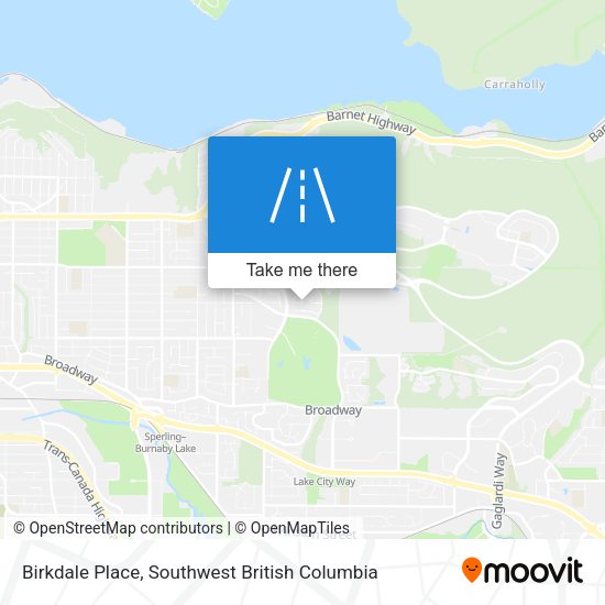 Birkdale Place map