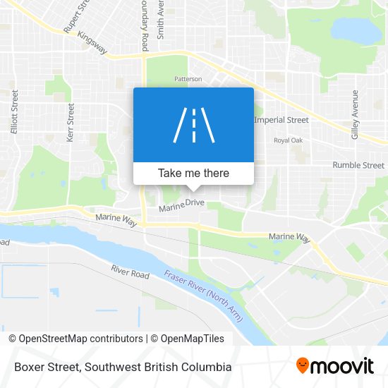 Boxer Street map