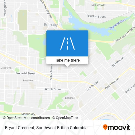 Bryant Crescent map