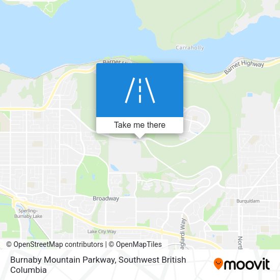 Burnaby Mountain Parkway plan