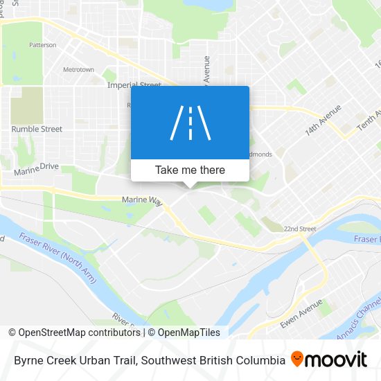 Byrne Creek Urban Trail plan