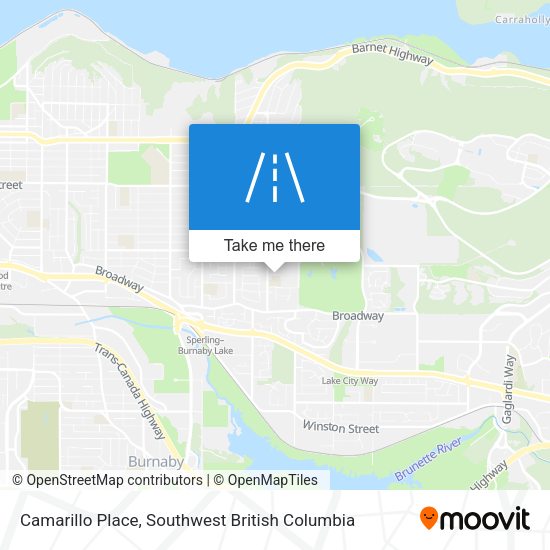 Camarillo Place map