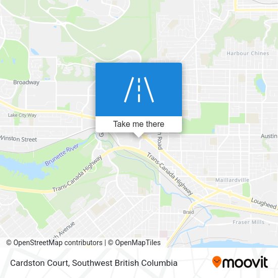 Cardston Court map