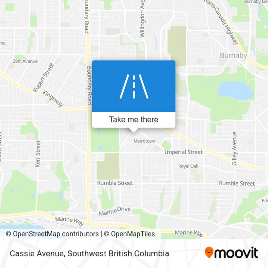 Cassie Avenue map