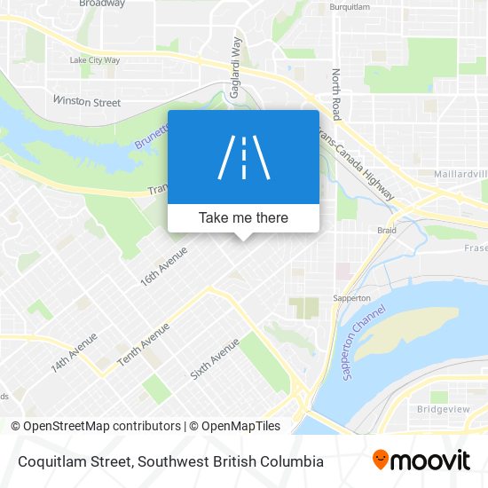 Coquitlam Street map