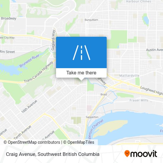 Craig Avenue map