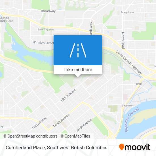Cumberland Place map