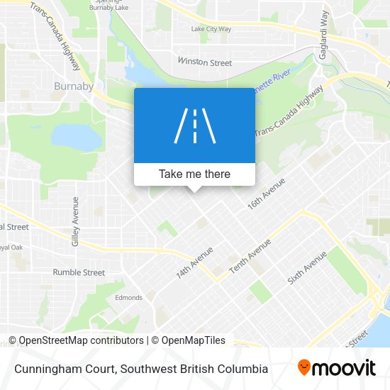 Cunningham Court map