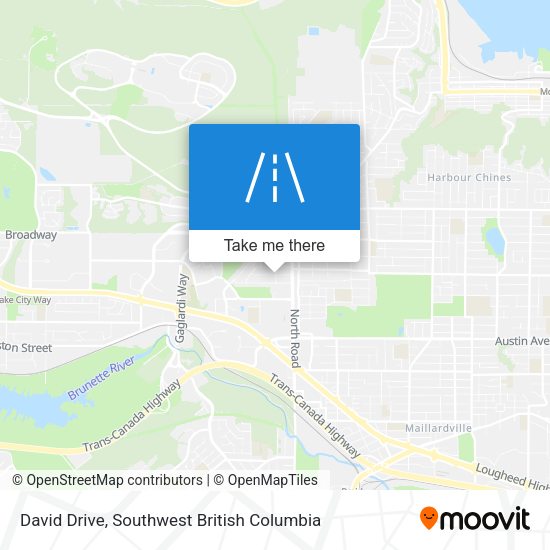 David Drive map