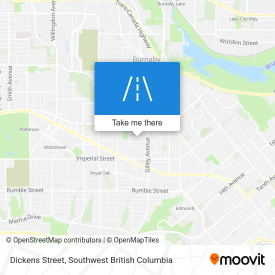 Dickens Street map