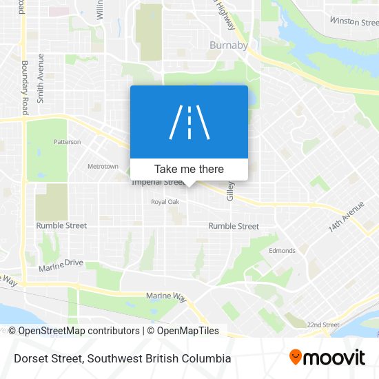 Dorset Street map