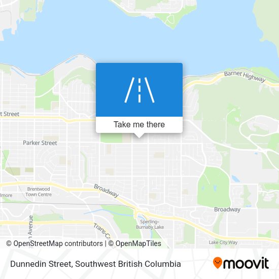 Dunnedin Street map
