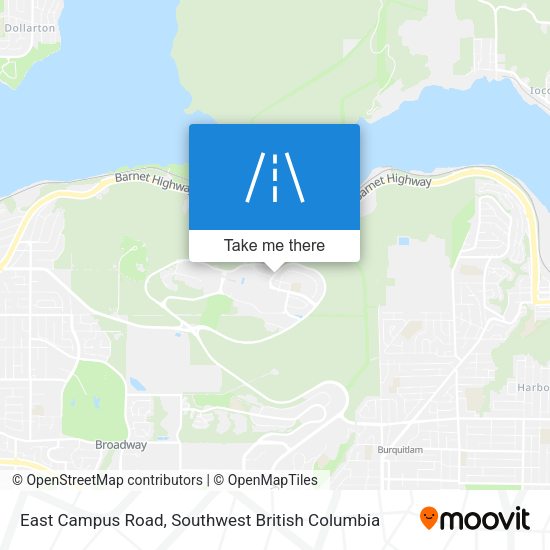 East Campus Road map