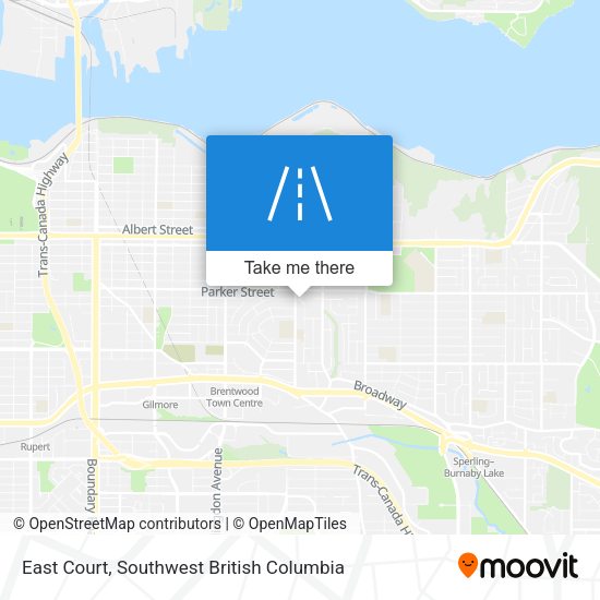 East Court map