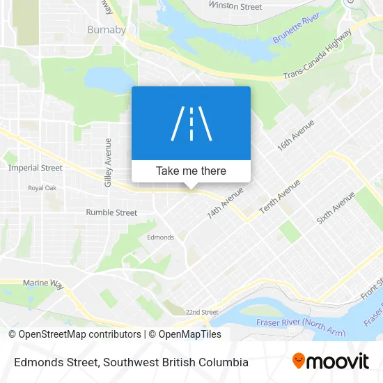 Edmonds Street map