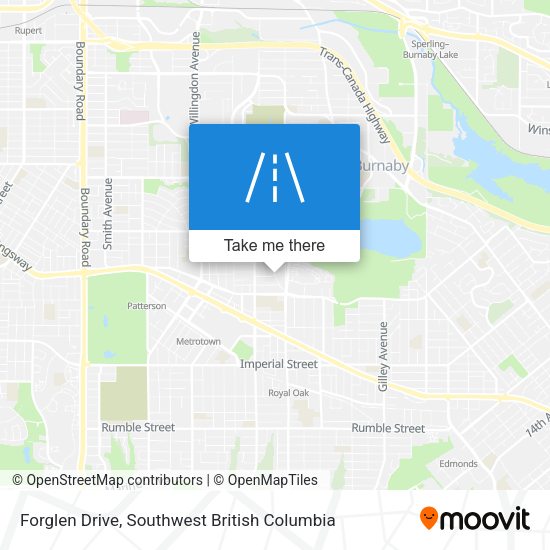 Forglen Drive map