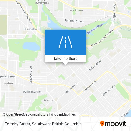 Formby Street map