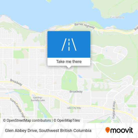 Glen Abbey Drive map