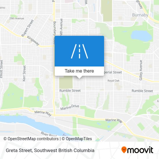 Greta Street map